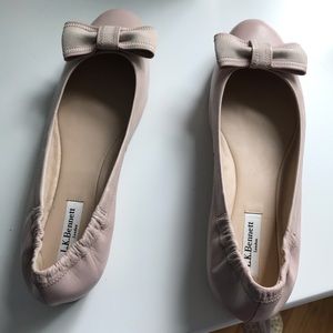 Size 9.5 New LK Bennett Pale Pink Ballet Slippers